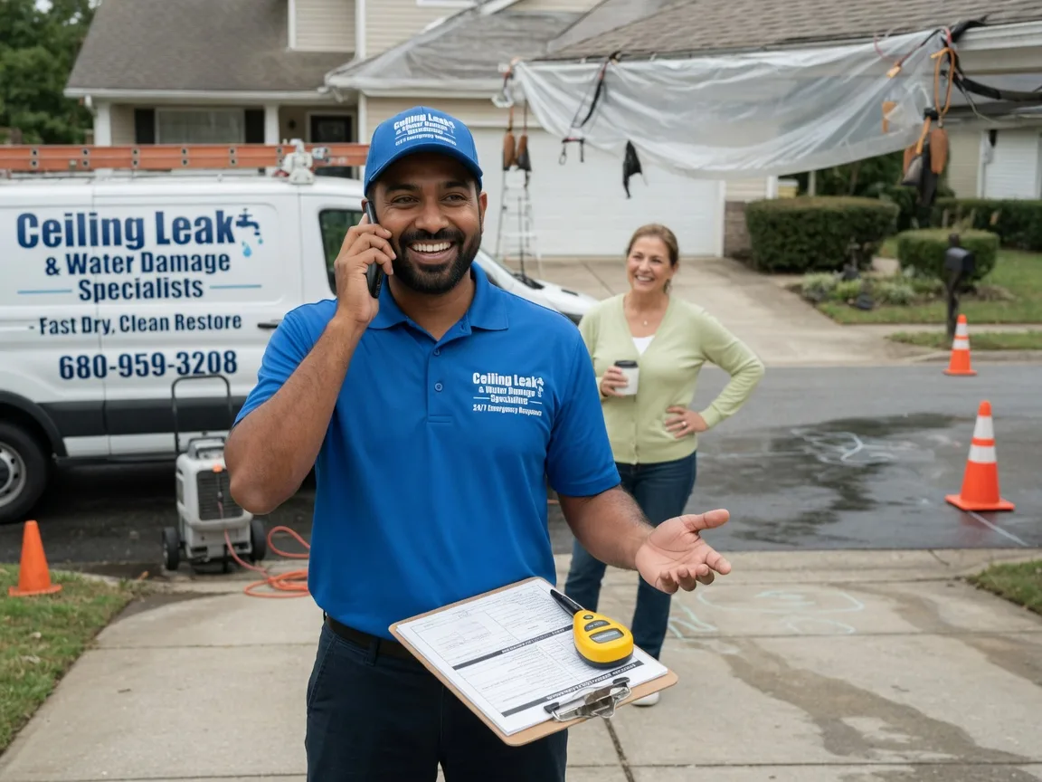 Ceiling Leak Cleanup Saint Landry, LA FAQs